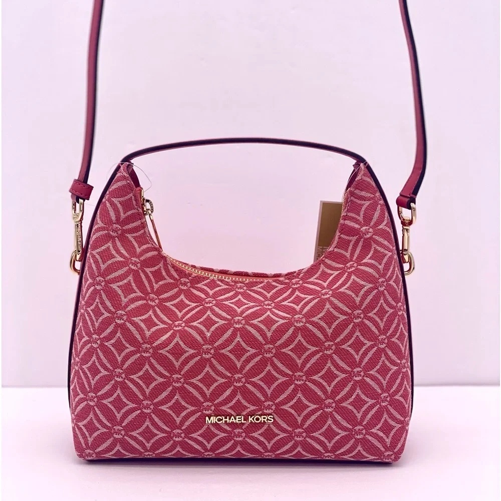 Michael Kors Ember Small Shoulder Crossbody Bag MK Light Berry Multi